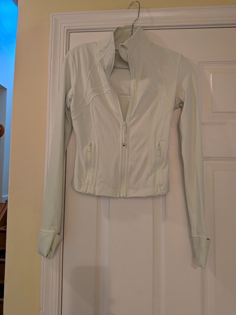 lululemon athletica Pale Mint Zip-Up Bomber Jacket